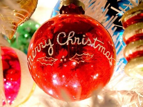 Merry Christmas Ornament
