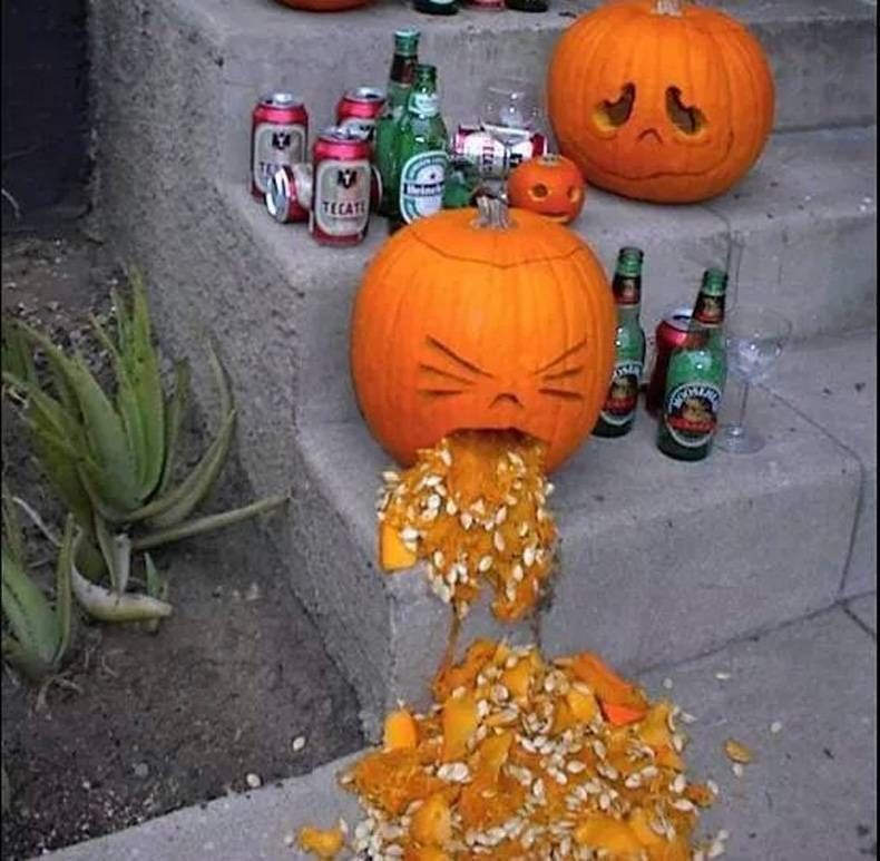 Drunk Barfing Pumpkin Drunk Barfing Pumpkin