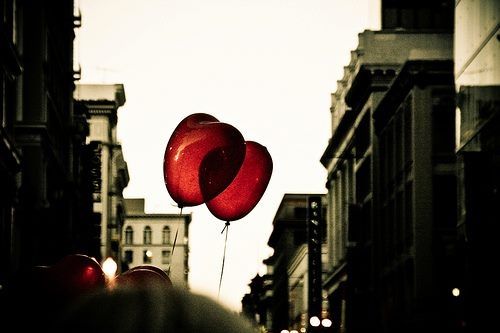 Floating Hearts