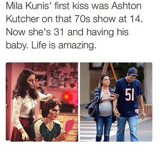 Ashton Kutcher and Mila Kunis Ashton Kutcher and Mila Kunis