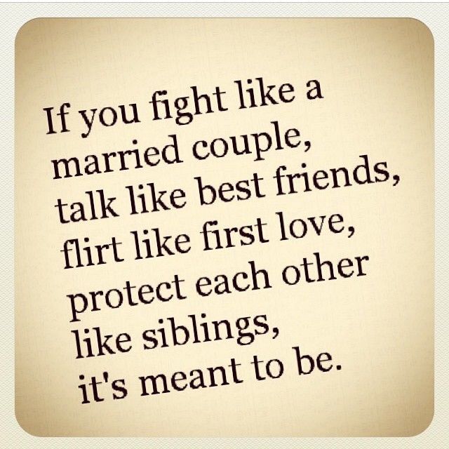 It's meant to be