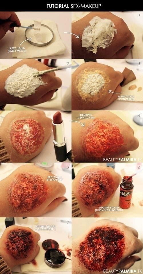 DIY Makeup Wounds DIY Makeup Wounds
