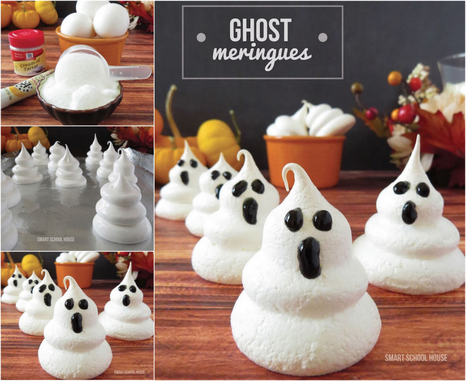 Ghost Meringues Ghost Meringues