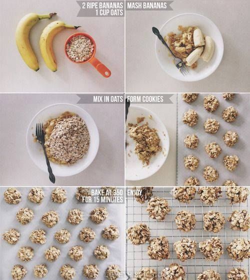 Banana Oat Cookies Banana Oat Cookies