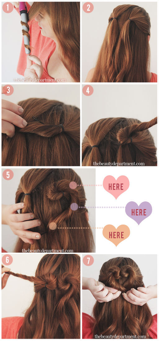 DIY Heart Bun