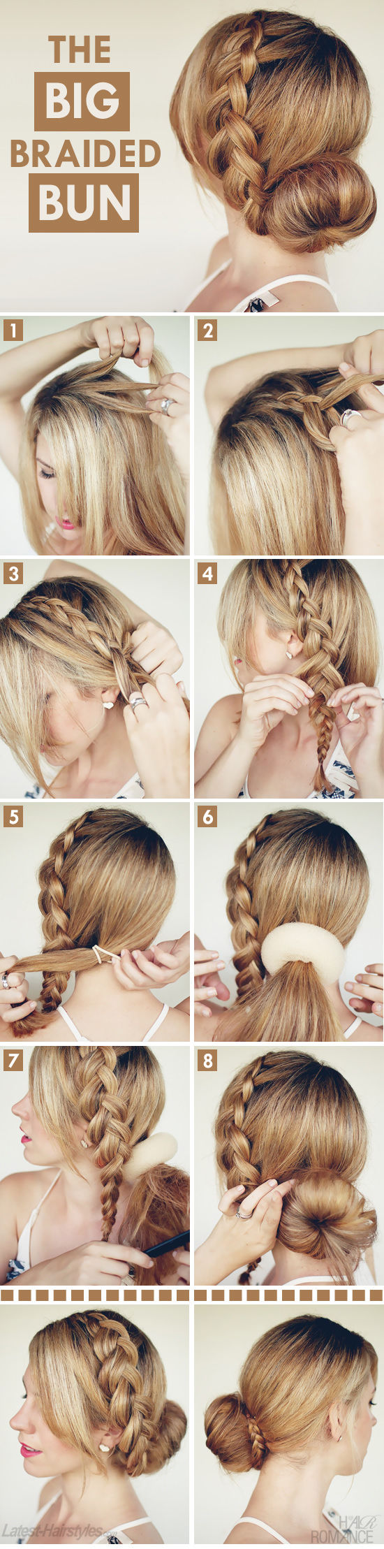 DIY Big Braided Bun DIY Big Braided Bun