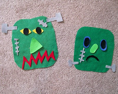 DIY Frightening Faces