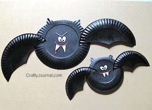 Paper plate vampire bat