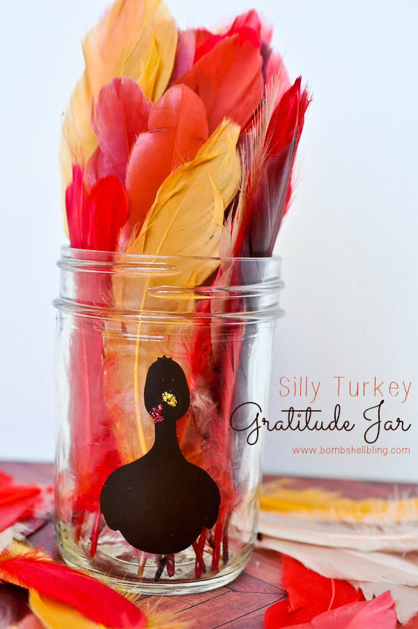 Turkey gratitude jar