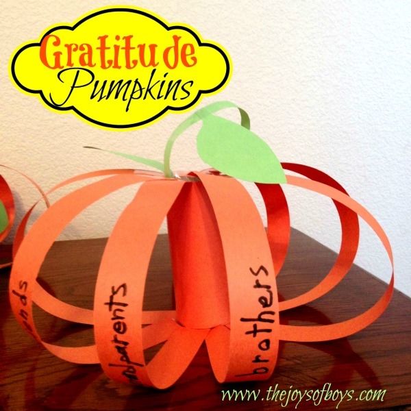 Gratitude Pumpkins Gratitude Pumpkins