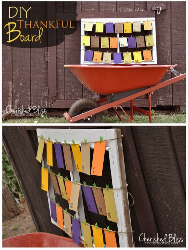 DIY Thankful Board DIY Thankful Board