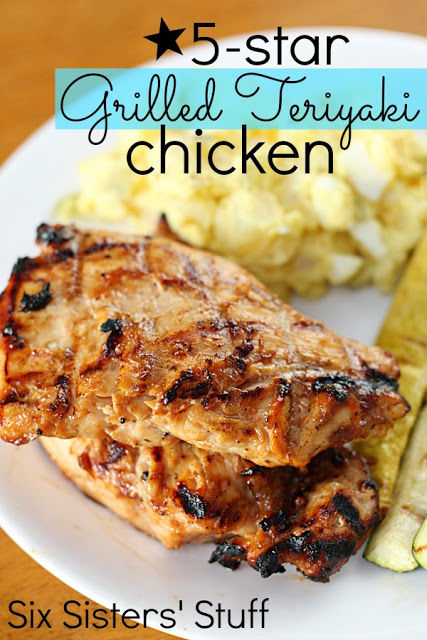 Grilled teriyaki chicken