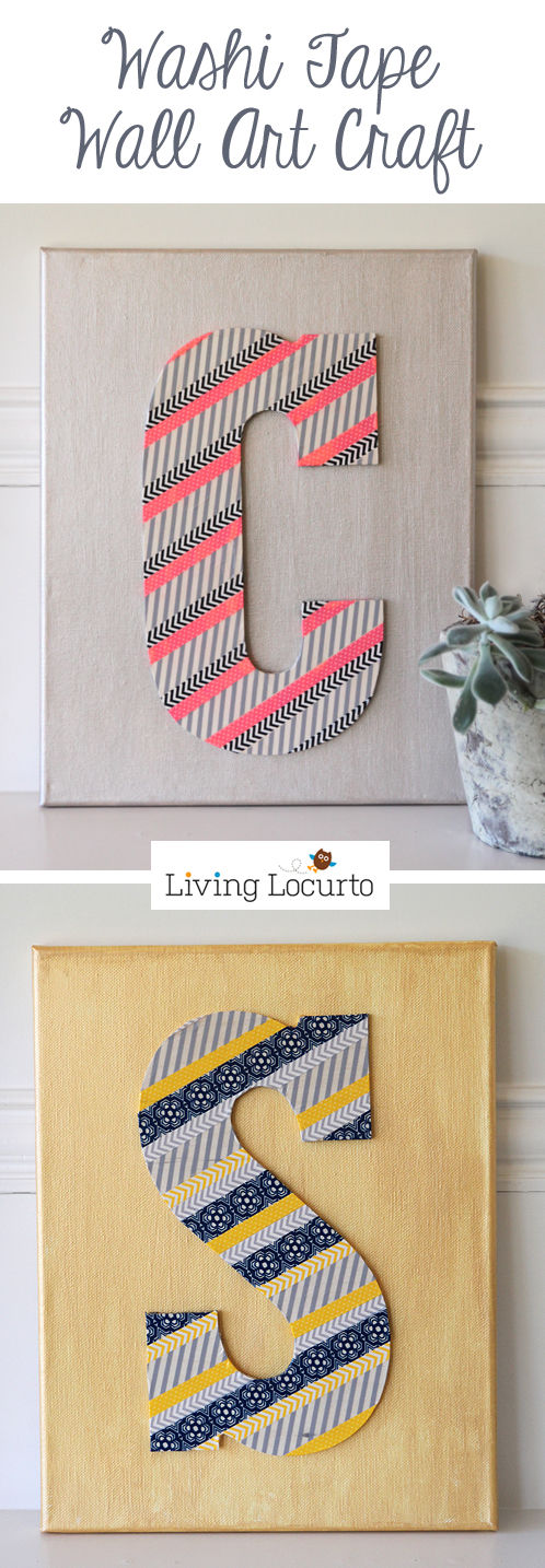 Washi Tape Wall Art Craft