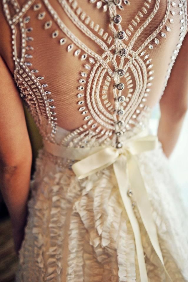 Gorgeous Detail of Wedding Dress Gorgeous Detail of Wedding Dress