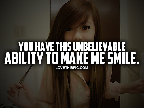You Make Me Smile