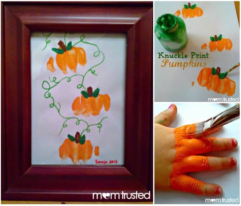 Kids Painted Pumpins