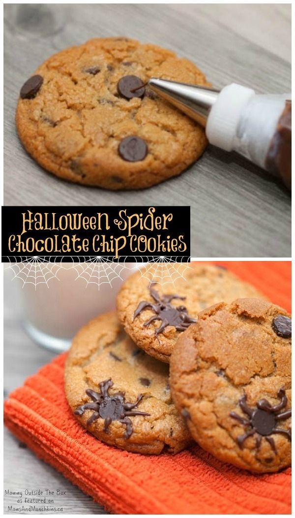 Halloween Spider Cookies Halloween Spider Cookies