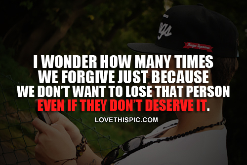 Forgiving Forgiving