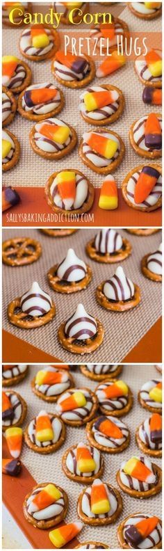 Candy Corn Pretzels Candy Corn Pretzels