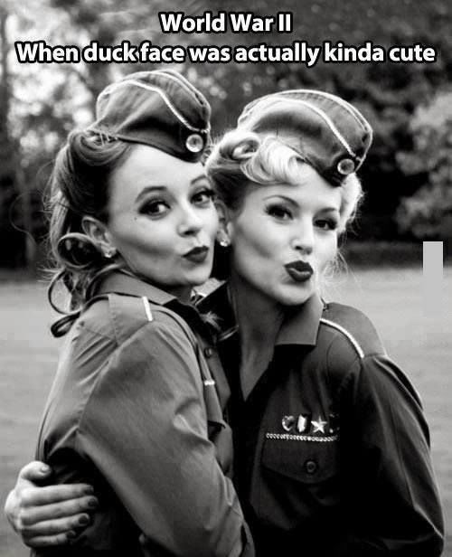 WWII Duck faces WWII Duck faces