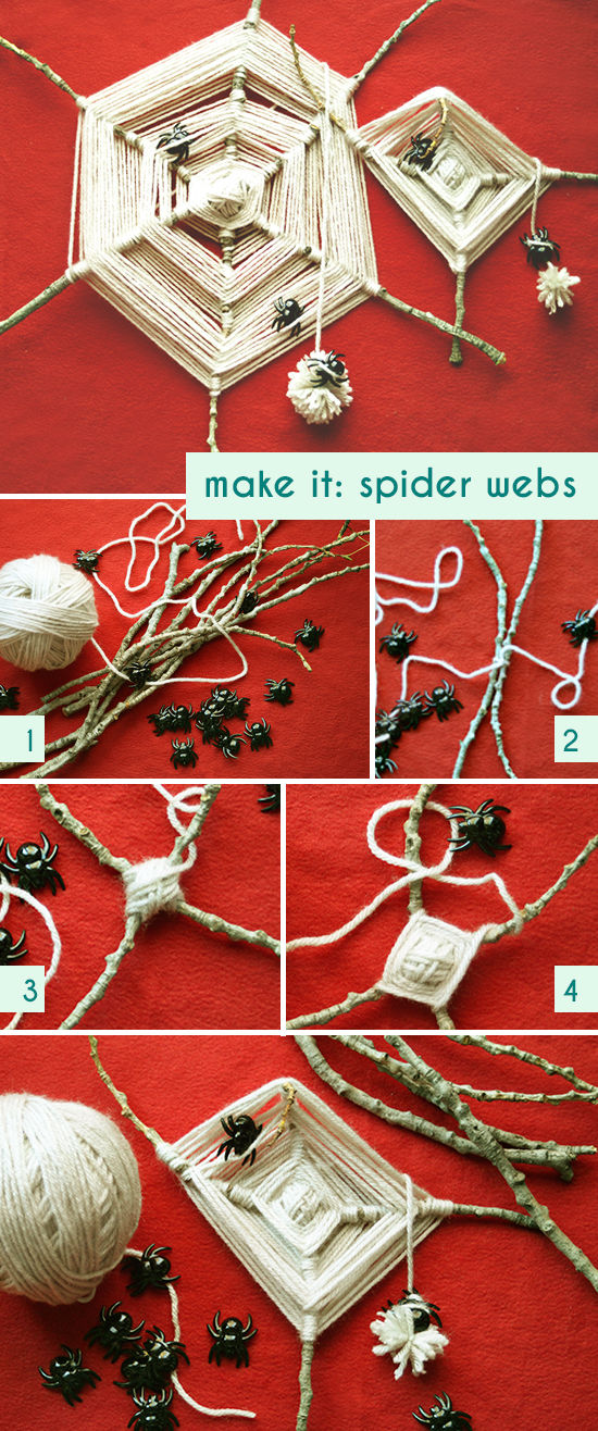 DIY Spider Webs