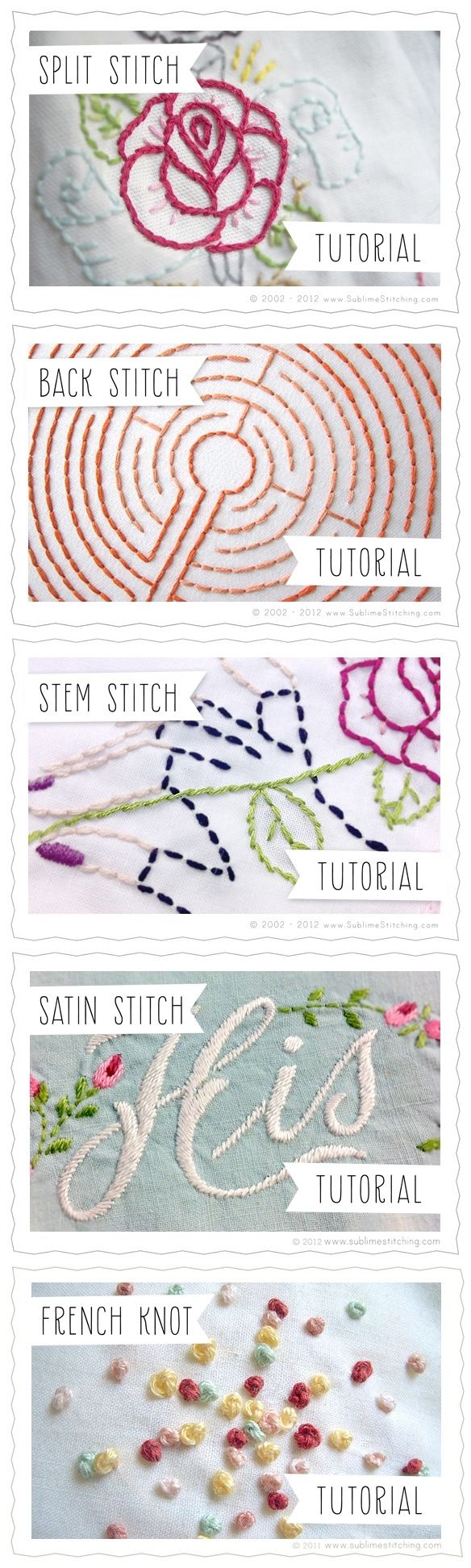 Split Stitch Tutorial Split Stitch Tutorial