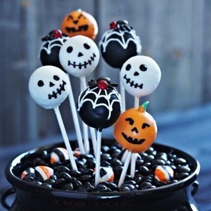 Halloween cake pops Halloween cake pops