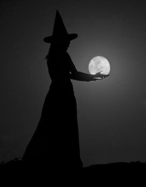 Witch holding the moon Witch holding the moon