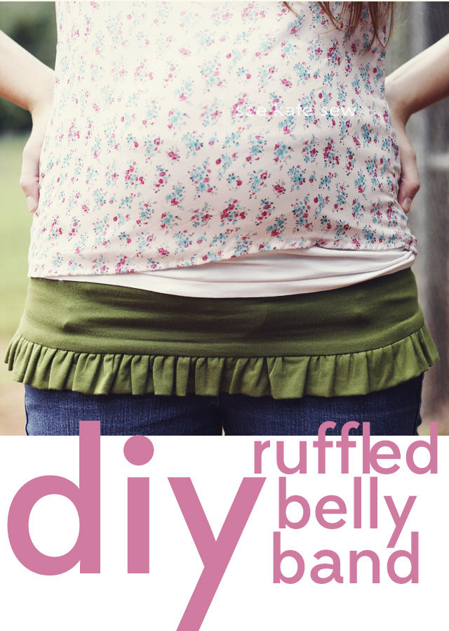 Ruffled belly band Ruffled belly band