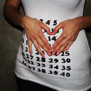 Pregnancy countdown shirt Pregnancy countdown shirt