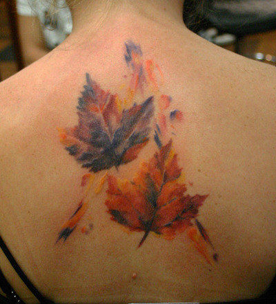 Autumn Leaf Tattoo