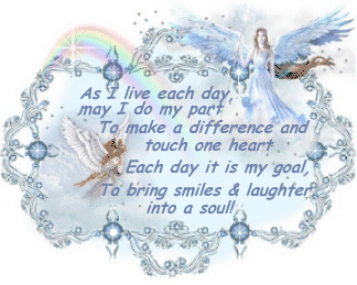As I live each day, may I do my part....