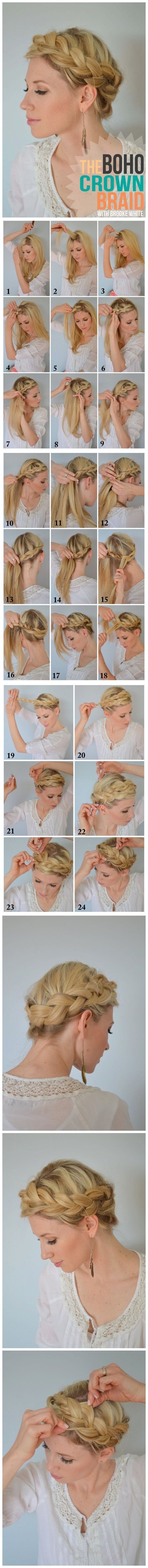 Boho Crown Braid