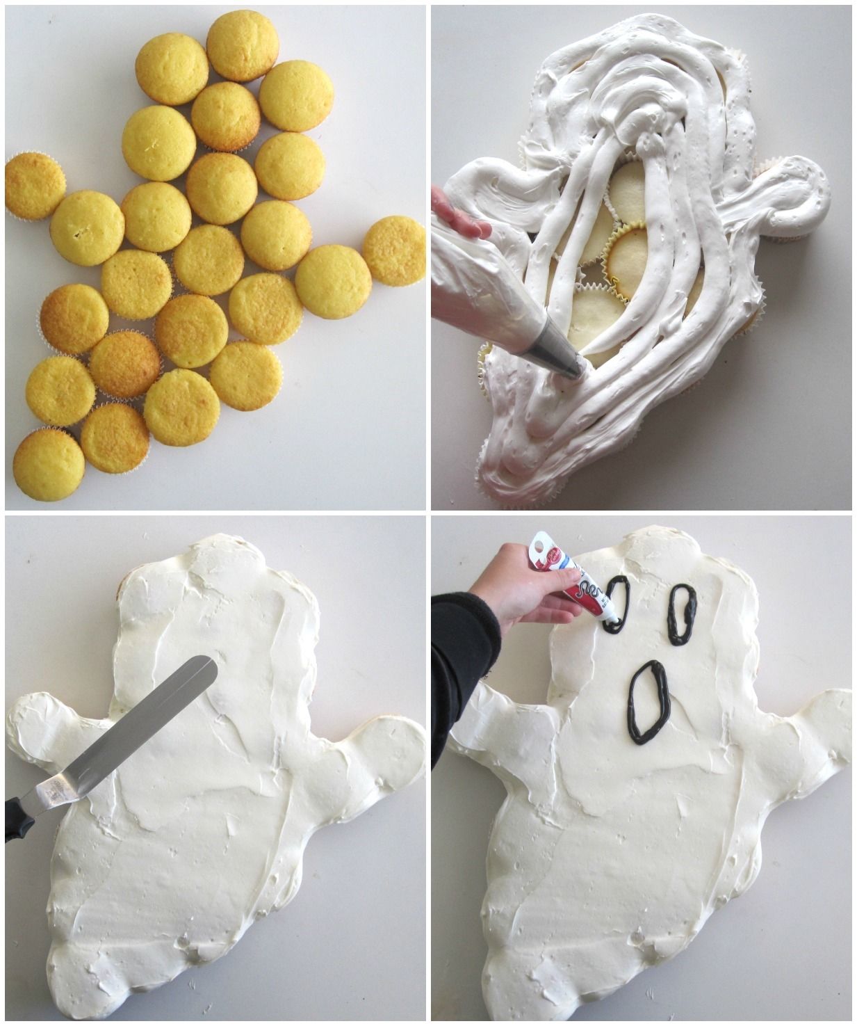 Halloween Ghost Cupcakes Halloween Ghost Cupcakes