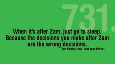 When it is after 2am