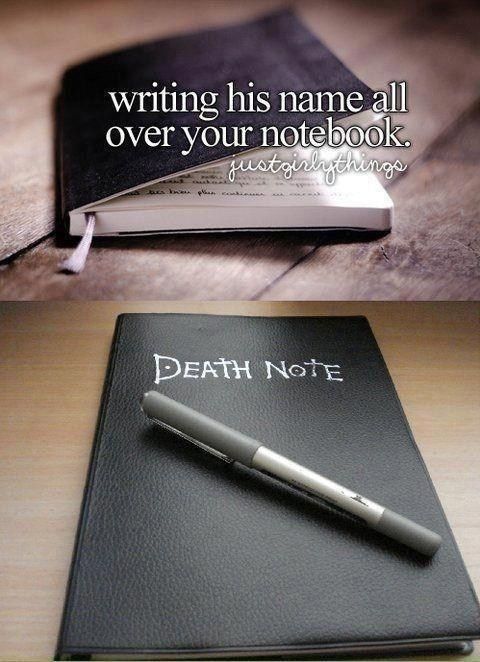 Writing his name