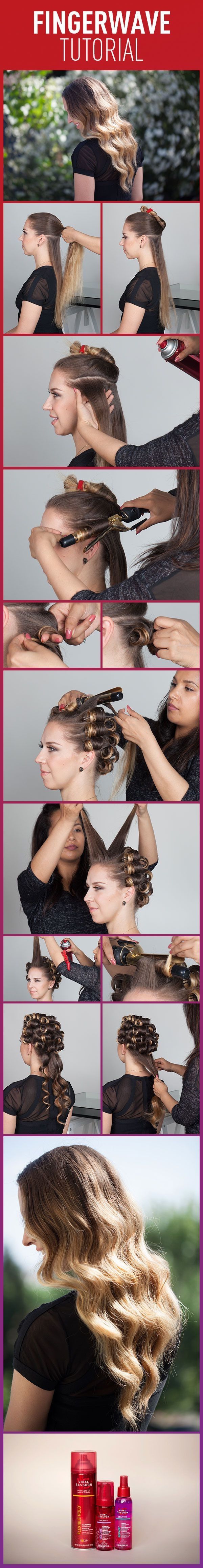 Finger Wave Hair Tutorial Finger Wave Hair Tutorial
