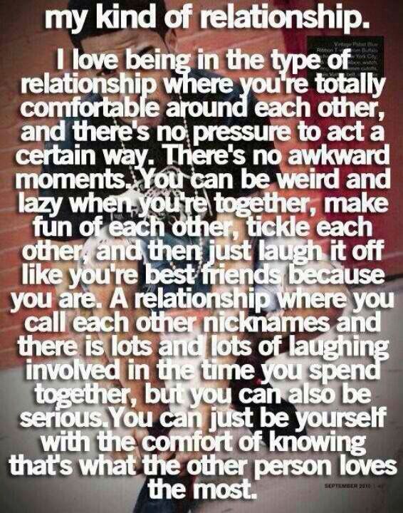 My kind of relationship My kind of relationship