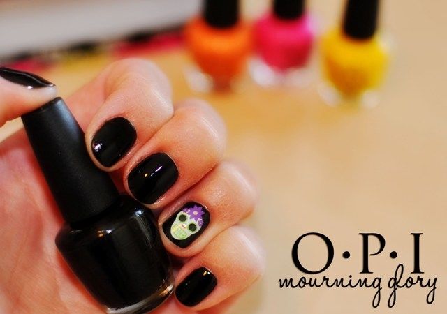 O.P.I Morning Glory Nail Polish with Skull O.P.I Morning Glory Nail Polish with Skull