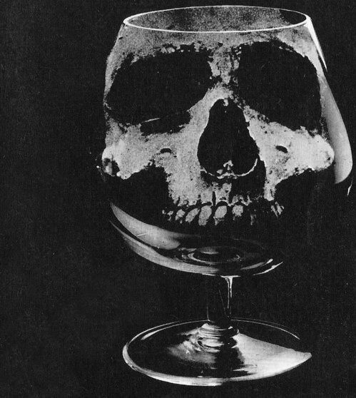 Skull glass Skull glass