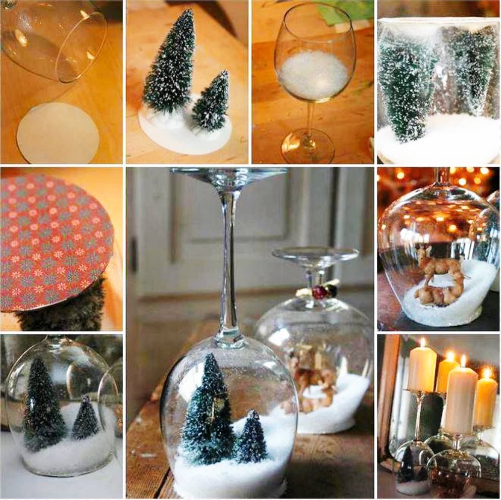 Christmas Light Snow Globes Christmas Light Snow Globes