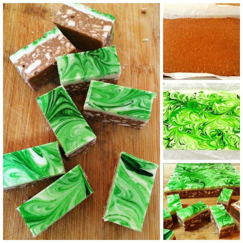 DIY Chocolate Peppermint Slice