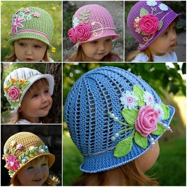 Crochet Panama Hats For Girls Crochet Panama Hats For Girls