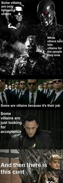 Why Villians do what they do