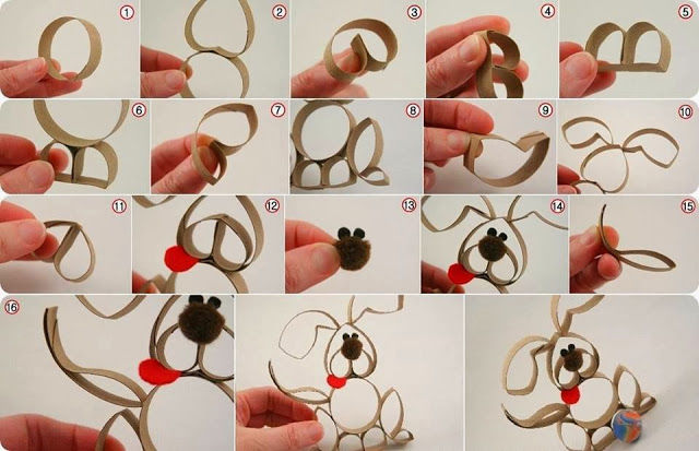 DIY Paper Roll Puppy