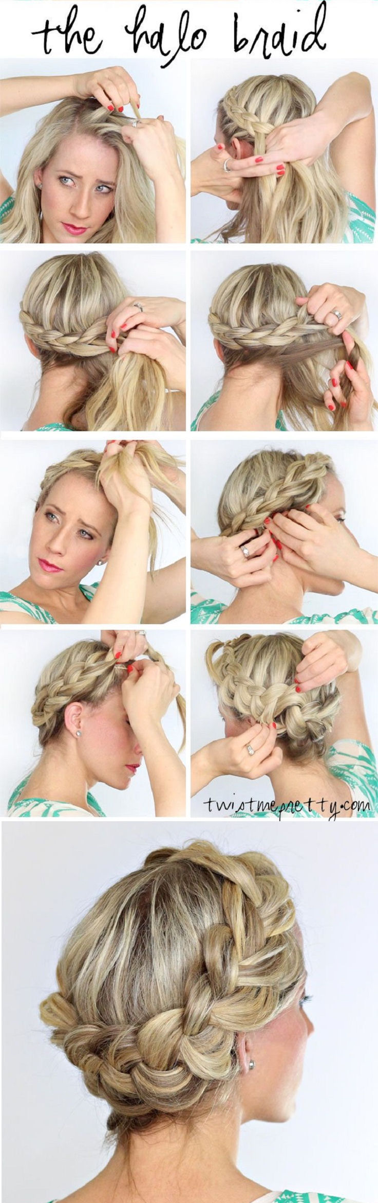 DIY Halo Braid