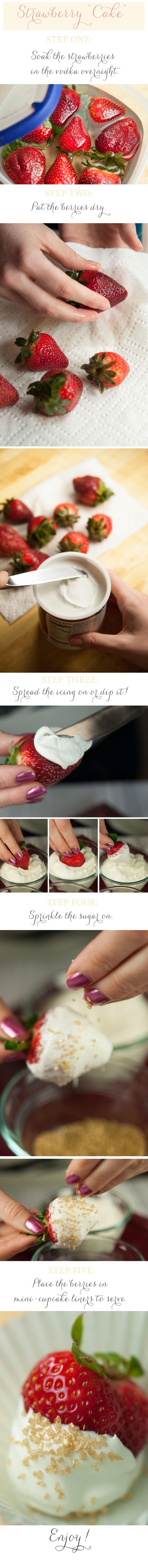 Strawberry Vodka Cake Strawberry Vodka Cake