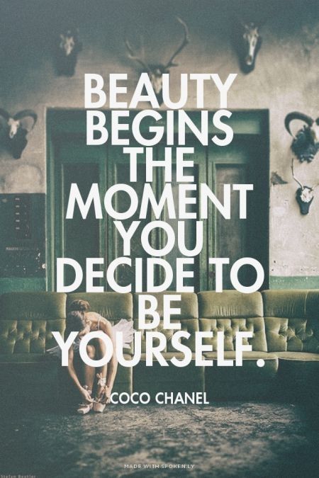 the moment you decide to be yoursef the moment you decide to be yoursef