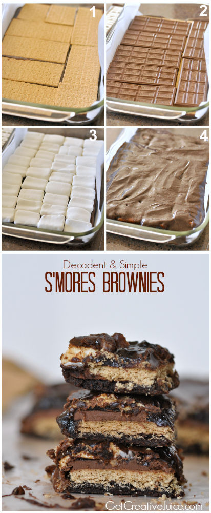 DIY Smores Brownies