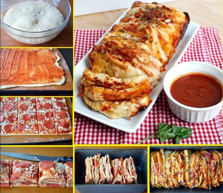 Easy To Make Pepperoni Pizza Bread